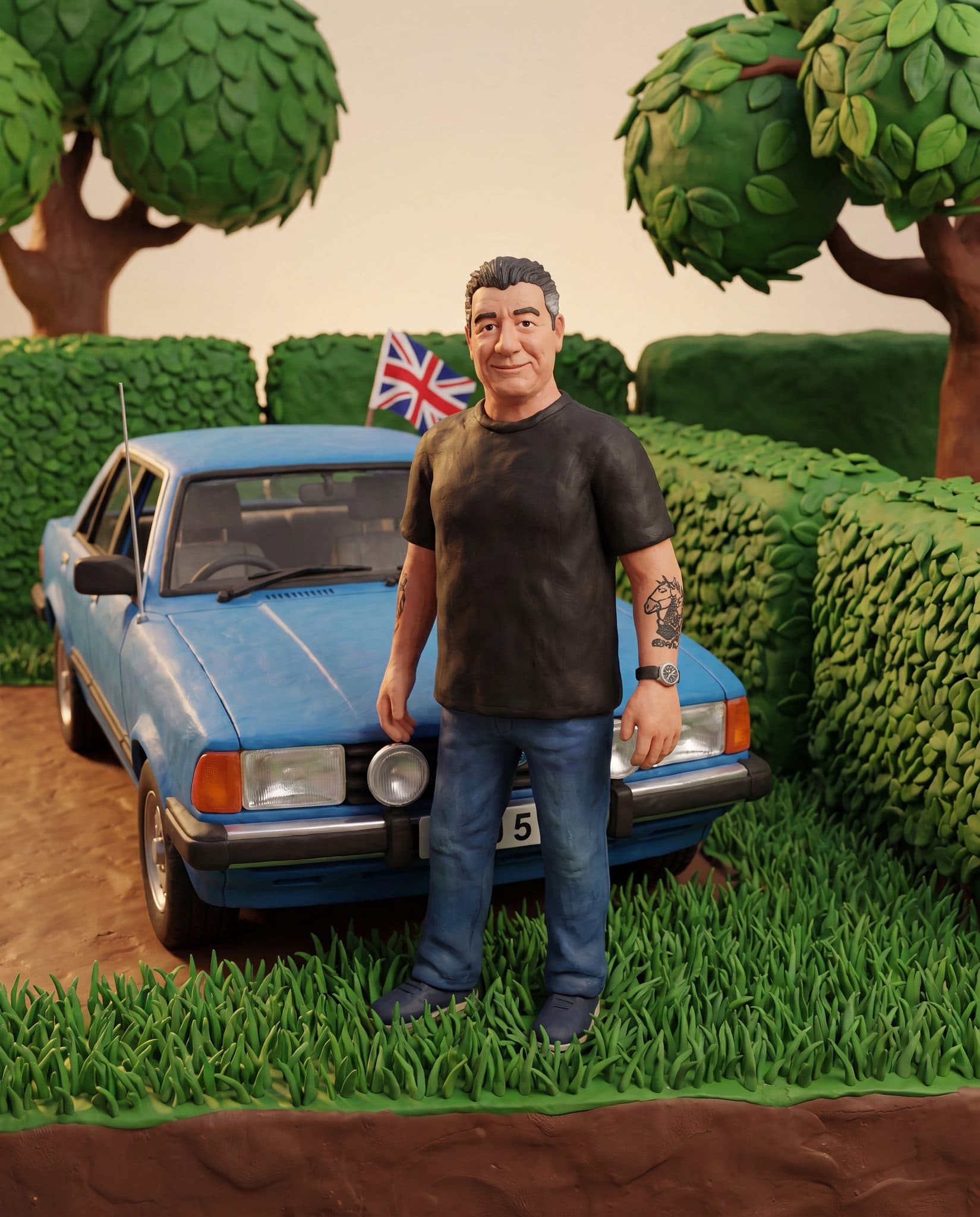 Claymation model of Rod — DCC claymation artwork