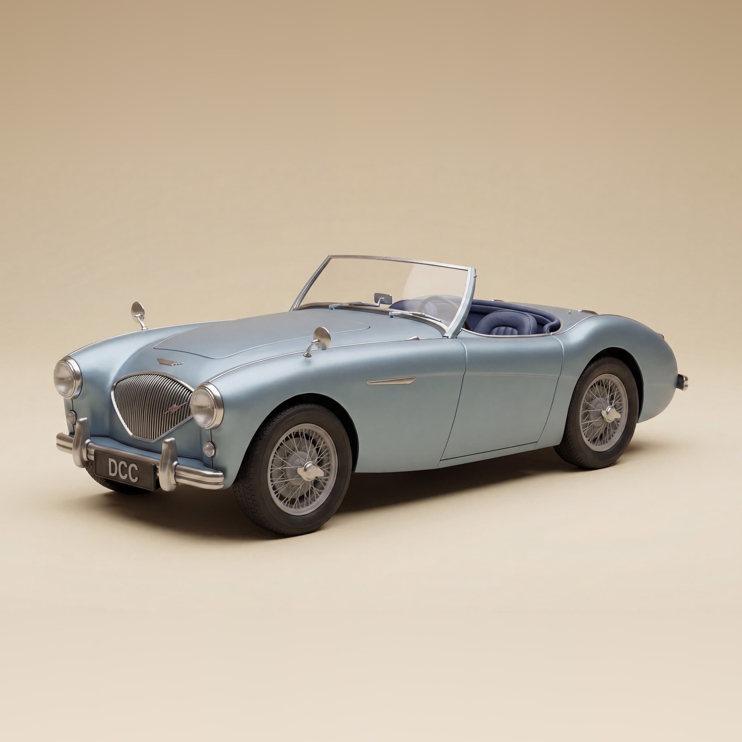1953 Austin-Healey 100 BN1 Roadster claymation scene