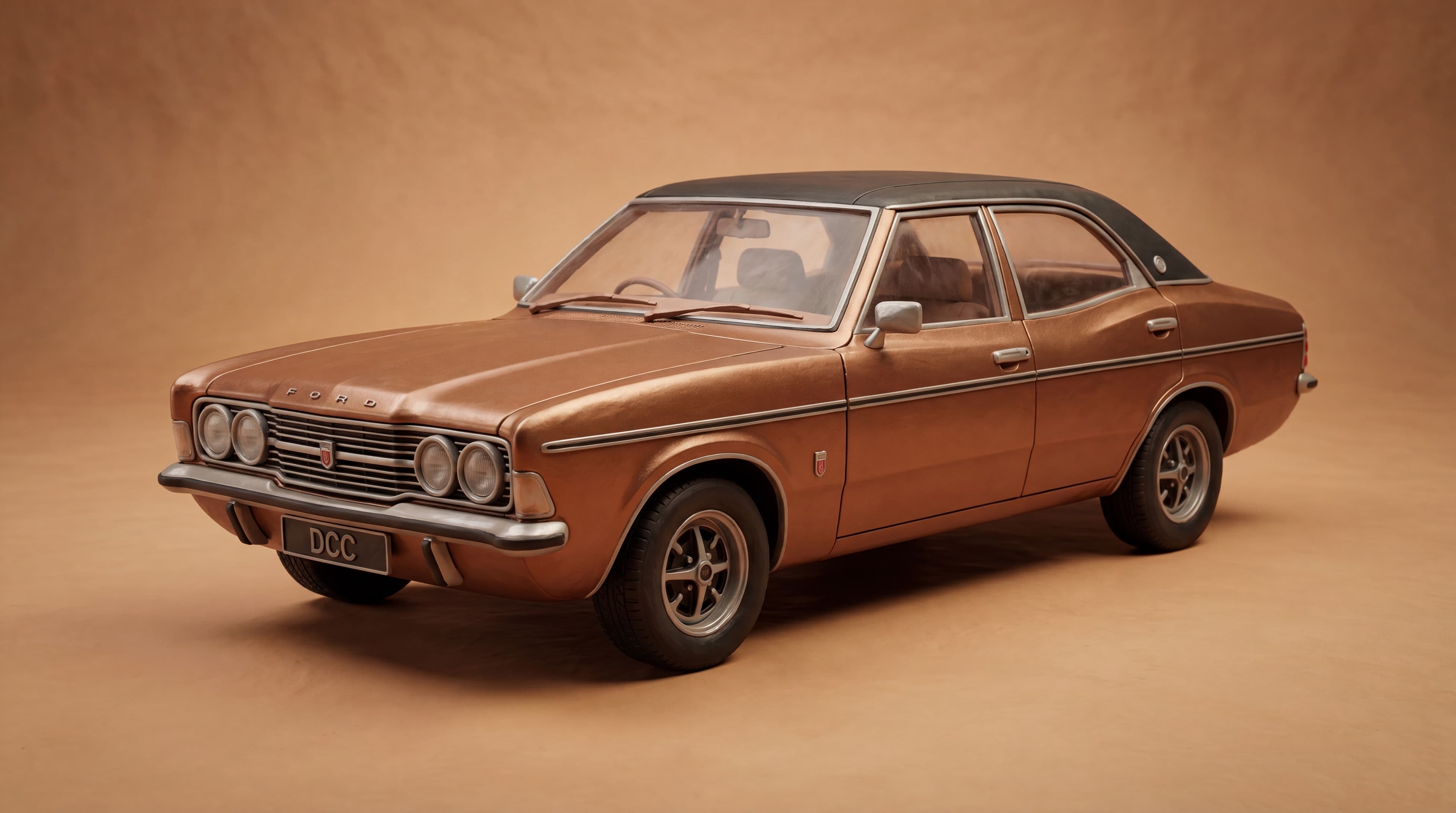 1971 Ford Cortina Mk3 GXL claymation scene